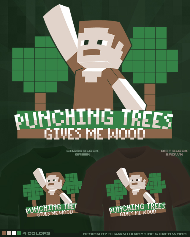 Punching Trees Gives Me Wood Punching Trees Gives Me Wood